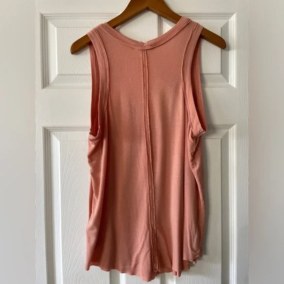 Free People We The Free Coral Plunge Tank Top Size Small - Picture 3 of 4